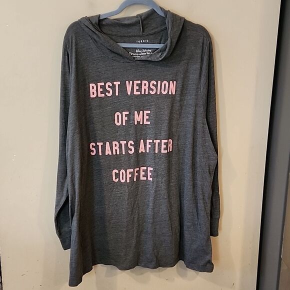 Torrid lightweight Hoodie top size 4 - Picture 1 of 4